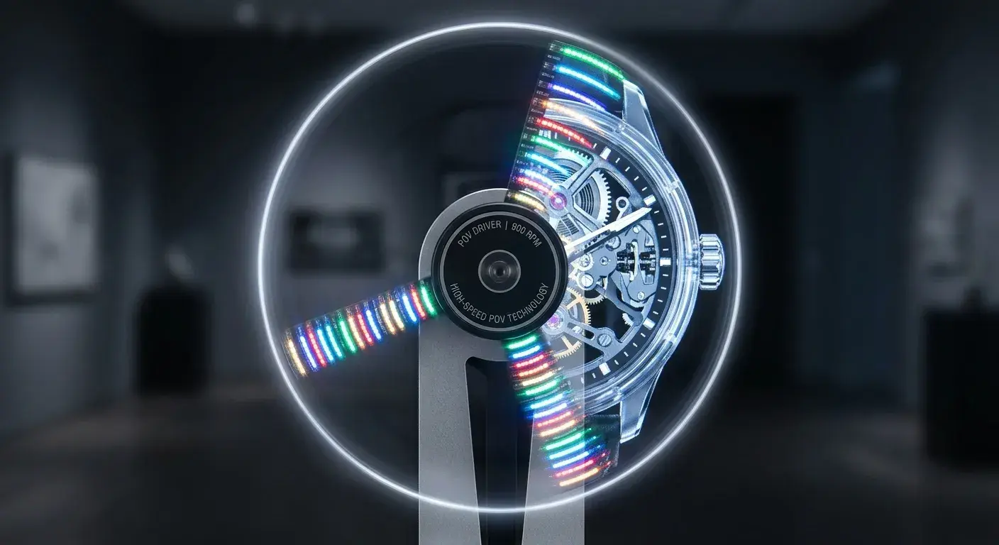 LED Hologram Fan Retail Display